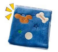 Puppy Sniff Mat - 15.75 Inch | Fabric Toy - Interactive treat dispensing play mat with squeaker and crinkle paper for small and medium dogs indoor outdoor mental stimulation