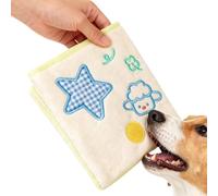 Puppy Sniffing Mat - 15.75" | Fabric Toy - Interactive Play Mat with Squeak Distribution and Crushed Paper for Intern Mental Stimulation