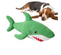 Puppy Squeaky Toy - Gentle Stuffed Predator Model, Durable Fabric Companion, Vibrant Marine Creature Mascot, Relaxing Pet Nursery Accessory | Lightweight Portable Snuggle Buddy, For Patio Bedroom