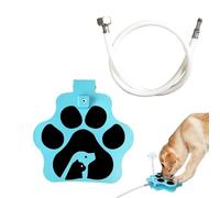 Puppy Step on Water Fountain Pedal Control Interactive Hydration