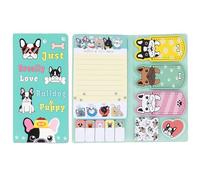 Puppy Sticky Notes 440 Sheets with Cute Animal Shapes Self-Adhesive Memo Pads & Page Markers for Students, Teachers Fun School & Office Supplies (Puppy)