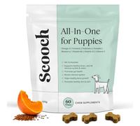Puppy Supplements with DHA & Omega 3, Daily Multivitamin, 60 Chews