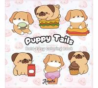 Puppy Tails: Bold-Easy Coloring Book