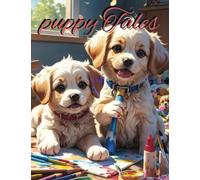 Puppy Tales dog sketch book for kids: Blank Drawing Book For Kids 120 Pages, 8.5x11in, Large Sketchbook For Doodling, Drawing, Painting Etc