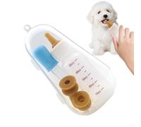Puppy Teat Feeder | Portable Multifunctional Device with Measuring Scale, Infant Bottles for the Diet of Puppies | For Feeding Medicine and Milk for Pets, Kittens and Cats in Own