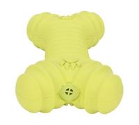 Puppy Teething Bones, Puppy Toys Indestructible Squeaky Dog Toy Teething and Soothing Chew Latex Dog Bone for Small Medium and Puppie (Green)