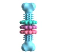 Puppy Teething Toy Dog Chew Toy Interactive Bone Dog Toy for Small Dogs (Blue) (Aqua Blue Style 1)