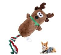 Puppy Teething Toy, Dog Toy for Teething Puppies - Deer Dog Sound Toy - Puppy Accessories, Integrated Squeaky Toy for Large Dogs, Treat Toy for Large Dogs