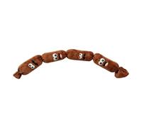 Puppy Teething Toys Interactive Realistic Sausage Shape Squeaky Player
