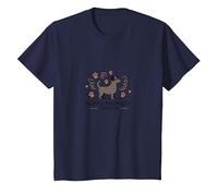 Puppy Therapy Session: Pawsitive Healing T-Shirt, Kids, Navy, 3 Years