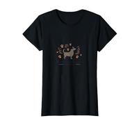 Puppy Therapy Session: Pawsitive Healing T-Shirt, Women, Black, L