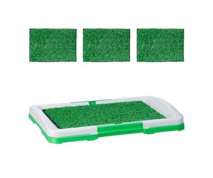 Puppy toilet Dog Loo Artificial Grass Pad Easy Clean Lightweight Portable