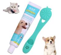 Puppy Toothbrush and Paste 2PCS Soft Bristle Dog Dental Care Kit Dogs & Cats Toothpaste and Finger Toothbrush Teeth Finger Brush with Paste Plaque Tartar Remover Breath Freshener