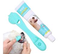 Puppy Toothbrush Kit - Silicone Finger Toothbrush, Natural Paste with Meat Extract | Care Cleaning Kit, How-To