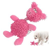 Puppy Toy,Bite Resistant Teething Toys - Cute Plush Squeaky Dog Toy,Suitable for Game, Training, Calming Game, Pulling, Indoor, Outdoor, Garden, Park, Home