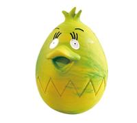 Puppy Toy - Interactive Dog Egg, Rubber Chicken Shape, Colorful Easter Pet Design, Bouncing Chew Activity, Small Large Breeds, Bright Solid Tool For Fetch Training Play