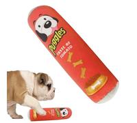 Puppy Toys For Boredom Stimulating, Interactive Plush Sqeauker Puppy Chew Stuffed Toy, Durable Sausage Toy For -Christmas Party Indoor- Outdoor