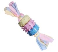 Puppy Toys for Teething Reusable Interactive Teeth Cleaning Rope Ball | 3pcs Relieving Boredom Stress Safe Toxin-Free 2-8 Months Dogs Indoor Outdoor Play Fun Activity
