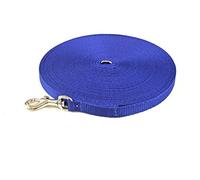 Puppy Training Lead Small Dog Recall Obedience Training Leash 30ft (9m) in 13mm Strong Webbing in (Royal Blue)