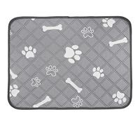 Puppy Training Pad - Washable, Reusable Dog Mat, Leak-Proof Ultra Absorbent Incontinence Pet Pads for Indoor and Outdoor - 3 Sizes (Grey, Large (100 x 90cm))