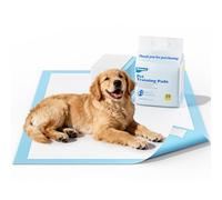 Barpor Puppy Training Pads 20 Pack - Large Dog Training Pads 60x60cm Super Absorbent Leak-Proof Anti-Slip Heavy Duty, 5-Layer Design with Quick Dry Surface