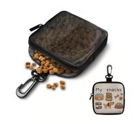 Puppy Training Pouch - 4.33 x 4.72 x 1.26 Inches - Treat Bag | Portable Pouch - Snack Container. PVC Puppy Pouch Is Useful For
