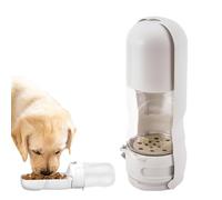 Puppy Travel Water Bowl with Integrated Activated Carbon Filter, Leak-Proof | Dog travel accessories for drinking and eating for cats, puppies as well as for walking the cat
