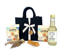 Puppy Treat Bag Hamper | Natural Gift for Dogs | Just Perfect For Dog Birthday | Gift Set | Dog Present | Hamper Present