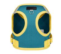 Puppy Vest, Adjustable Harness with Reflective Strips and Tracker Slot, Soft Breathable Small Dog Harness for Walking, Running, Training