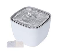 Puppy Water Fountain, 2.5L Automatic Filter Dog Cat Water Fountain with Smart LED Light, Easy to Install, Ultra Quiet Pet Water Dispenser