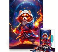 Puppy Wearing Karate Jigsaw Puzzle for Teenagers 1000 Pieces Strong Logic Toy Quiet Calm Clear Edge Elegant Gift (50x75cm)