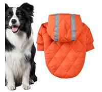 Puppy Winter Coat,Adjustable Thickened Dog Coat - Dog Cold Weather Coats, With Reflective Strips For Pet's Daily Clothes Or Holiday Dress Up