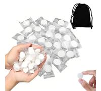 Puppyparagraph Compressed Towel Tablets, Pupyparraph Compressed Towel Tablets, Magic Towels Expands in Water, Portable Highly Absorbent Compression Face Towels, for Travel, Hiking, Camping (50 PCS)
