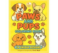 Pups and Paws: Coloring Book