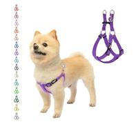 PUPTECK Step-in Dog Harness Medium Dog, Anti Pull Adjustable Dog Halter Easy Control for Walking