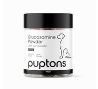 Puptons Glucosamine Powder for Dogs | Joint Care Supplement & Natural Anti-Inflammatory | Supports Joint Health & Mobility | For Older or Active Dogs | 100g, Measuring Scoop Included