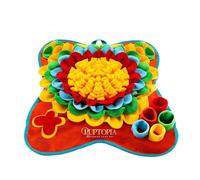 PUPTOPIA Interactive Snuffle Mat for Dogs - Slow Feeding, Anxiety Relief, Mental Stimulation, Foraging Skill Development, and Machine Washable Snuffle Toys to Keep Pets Engaged