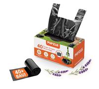 Pupzle Pooper Scooper Replacement Bags 40 Bags, Pooper Scooper Bags, Dog Poop Waste Bags for Swivel Bin and Rake Pooper Scooper