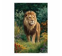 PUQAAEO Modern animal portraits Grassland and Lionas wildlife posters for Living Room,Bedroom,Dining room,bathroom,Office,Corridor, Home Wall Decor(multicolored175)-70x100cm Unframed