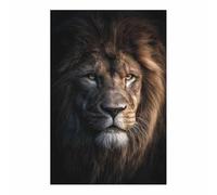 PUQAAEO Modern animal portraits Lionas wildlife posters for Living Room,Bedroom,Dining room,bathroom,Office,Corridor, Home Wall Decor(multicolored195)-80x120cm Unframed