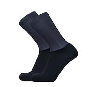 PUQQI 1pair Non-slip Silicone Cycling Socks Bicycle Racing Aero Socks Outdoor Running Sport Socks Basketball socks (Color : Black)