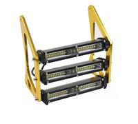 PUQWRIM Headlamp For Grom For MSX 125SF For Ducati For Venom For MSX125 Motorcycle Headlight Headlamp Light Waterproof Front Fork Light Lamp With Bracket Motorcycle Headlight(30W Flood gold)