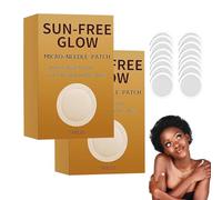 Pur-evlab Sun-Free Glow Micro-Needle Patch Tanning, Pur-evlab Moon Rind Microneedle Care Patch, Celestvéra Self Tanning Patches, Natural Looking Glow, Bronzing, Suitable for All Skin Types (2box)