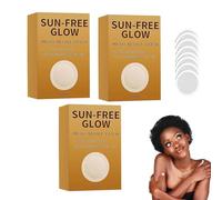 Pur-evlab Sun-Free Glow Micro-Needle Patch Tanning, Pur-evlab Moon Rind Microneedle Care Patch, Celestvéra Self Tanning Patches, Natural Looking Glow, Bronzing, Suitable for All Skin Types (3box)