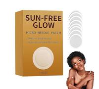 Pur-evlab Sun-Free Glow Micro-Needle Patch Tanning, Pur-evlab Moon Rind Microneedle Care Patch, Celestvéra Self Tanning Patches, Natural Looking Glow, Bronzing, Suitable for All Skin Types (1box)