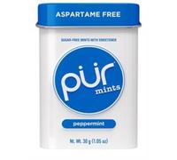 Pur Gum ASPARTAME FREE MINTS - Peppermint 30g Tin