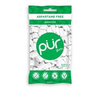 Pur Gum ASPARTAME FREE - PUR Gum Spearmint Gum 77g Bag - 4 Pack