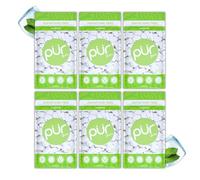 PUR Gum, Coolmint, Xylitol Gum, No Artificial flavour, 330 Count (6x55) | No Artificial Sweeteners, Vegan, Sugar Free, Gluten Free, Soy Free, Nut & Peanut Free, Swiss Made, Keto Friendly chewing gum