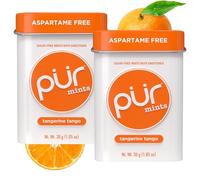 PUR Mint Sweets | Aspartame Free Mint Sweets | Made with Xylitol | Sugar Free, Vegan, Gluten Free & Keto Friendly | Natural Mandarin Tango Flavour Mint, Pack of 30 (Pack of 2)