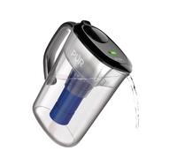 PUR PLUS 7-Cup Water Filter Pitcher with 1 Lead-Reducing PUR Plus Filter Dishwasher Safe Powerful Filtration Filter Change Indicator Light Smoke